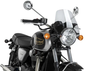 TRIUMPH BONNEVILLE T 120 BLACK [2025] - cúpula touring - transparente