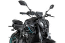 YAMAHA MT-07 PURE [2024] - D12 Spoiler | Schwarz | PUIG 22459N