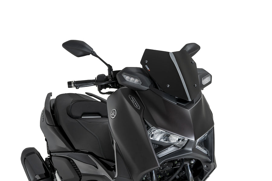 YAMAHA X-MAX 300 TECH MAX [2025] - Parabrisas deportivo V-Tech Line | Negro | PUIG 22571N