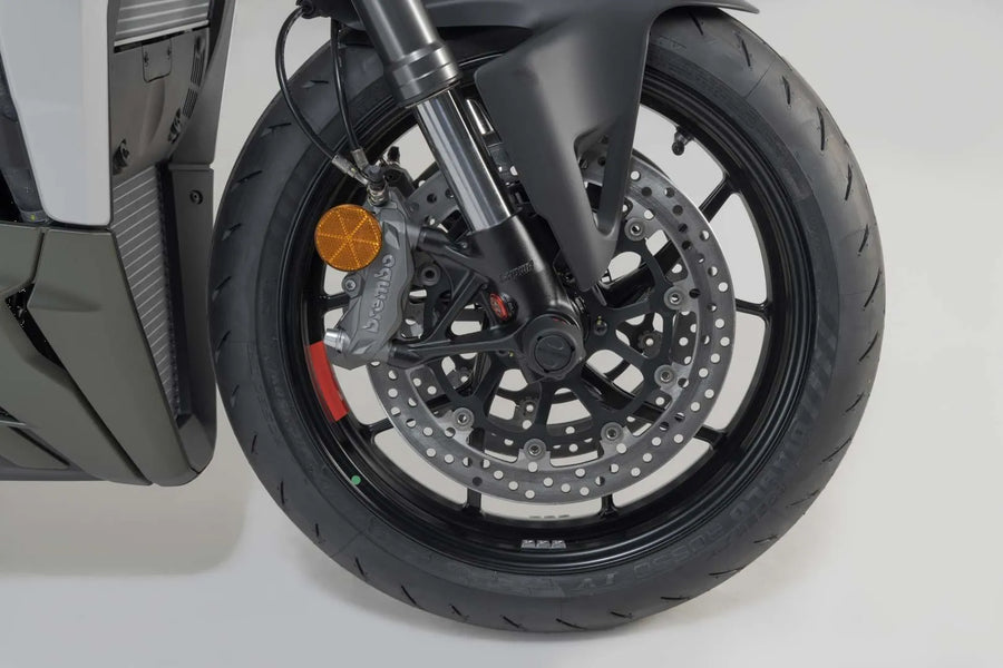 ducati diavel v4 [SW-MOTECH] – juego de protección del eje de la rueda delantera