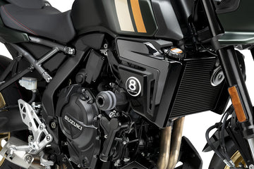 SUZUKI GSX-8TT 2025 - Protectores de protección Vintage 2.0 | Negro | PUIG 22686N