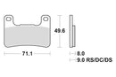 SUZUKI GSX R 1000 [2004-2009] - Pastillas de freno dobles sinterizadas