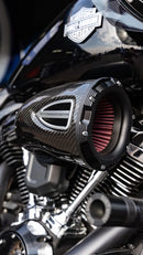 harley davidson touring [PERFORMANCE MACHINE (PM)] - Kit de filtro de aire de fibra de carbono Serie C4-3