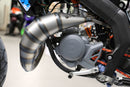 Aprilia RX Factory 50 2T - escape 70cc azul negro