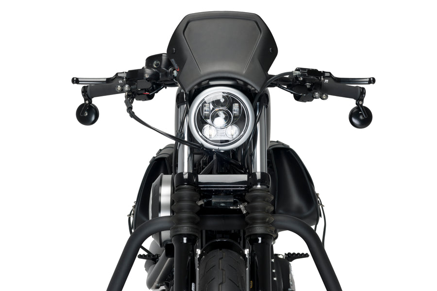 HARLEY DAVIDSON SPORTSTER 883 IRON XL 883 N [2012] – PLACA FRONTAL ALU – NEGRO