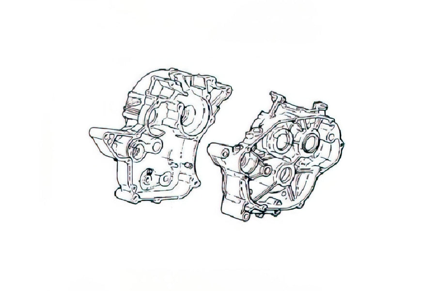 Beta RR-T SM 50 2T - recambio original cárter del motor
