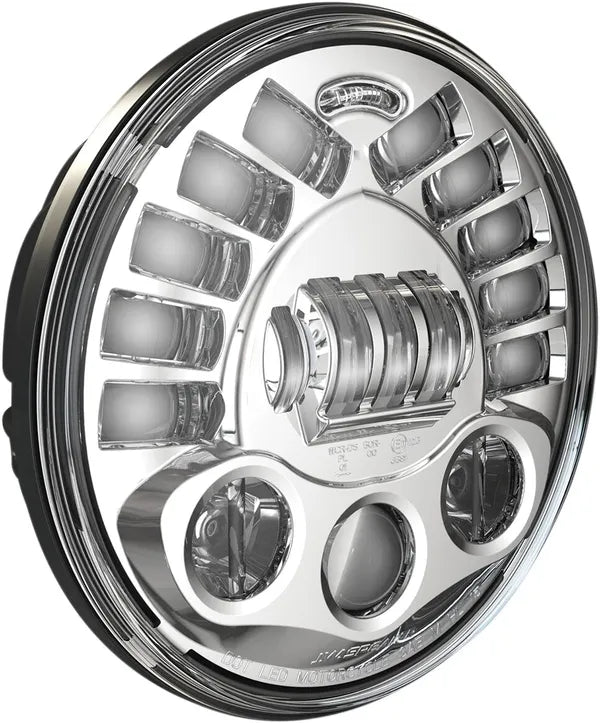 Harley-Davidson FXBRS 1868 Softail Breakout 114 [2021-2022] - 2 faros delanteros LED adaptables con montaje en pedestal - N.º de artículo 0555081 - imagen 4