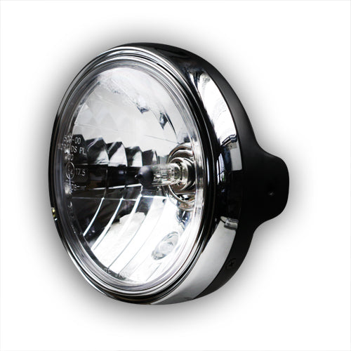 Universal [todos los años] - Faro estilo LTD H4, 7 pulgadas, cristal transparente