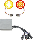 harley davidson flfb [DINÁMICA PERSONALIZADA] - Inserciones de señales de giro tipo bala LED INTELIGENTES-1