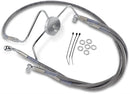 harley davidson flhri [DRAG SPECIALTIES] - Kit de latiguillos de freno de acero inoxidable en versión extendida-2