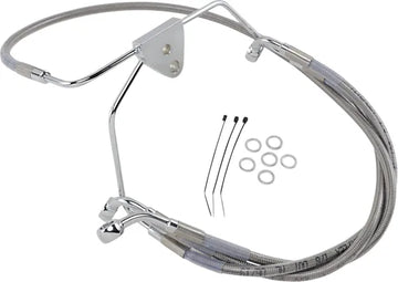 Harley Davidson Flhtcui [ESPECIALIDADES DE ARRASTRE] - Kit de línea de freno de acero inoxidable, extendido