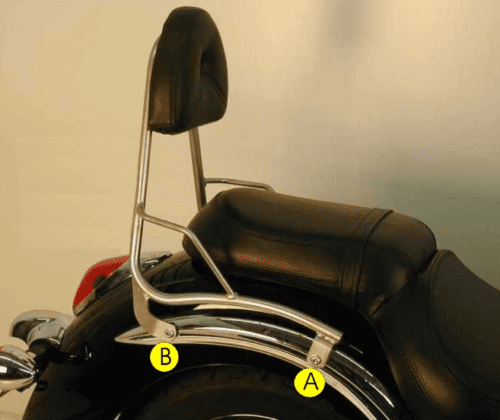 Kawasaki VN 900 CLA [2006-2017] - Sissybar sin puente de equipaje