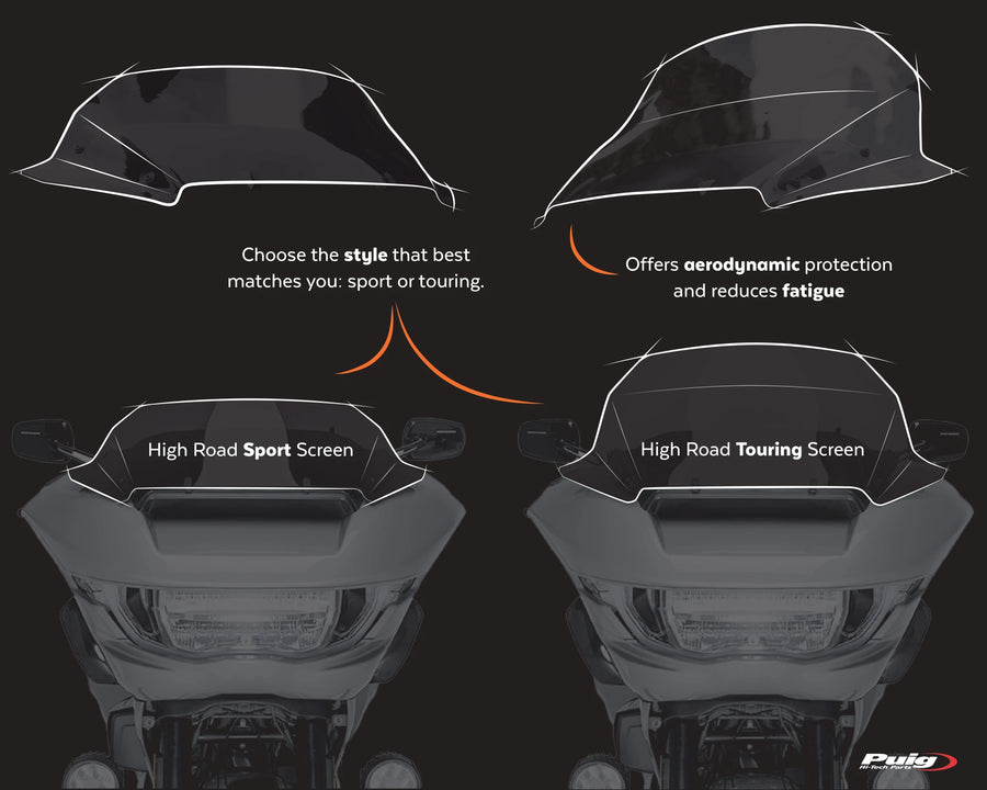 HARLEY DAVIDSON STREET GLIDE FLHX [2025] – Turismo de carretera alta – Transparente