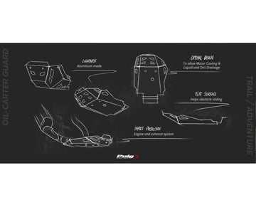 YAMAHA TRACER 9 Y-AMT [2025] - Protector del motor - Negro - 0