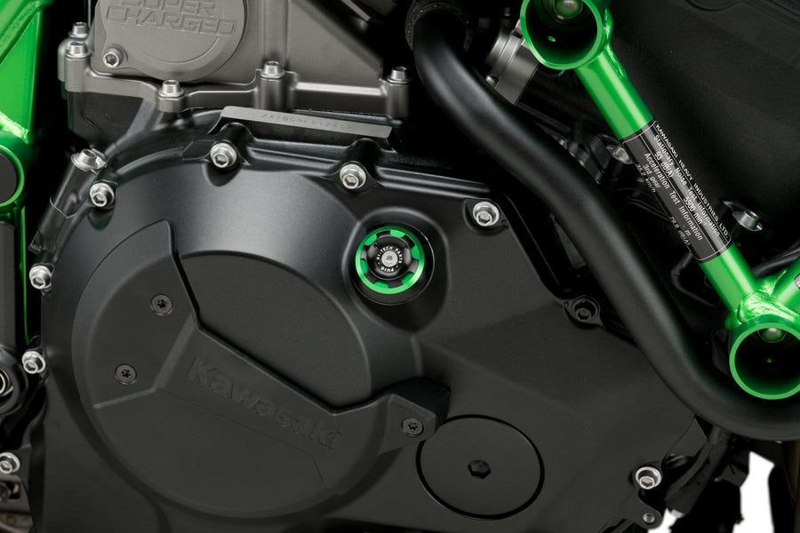 KAWASAKI Z H2 [2025] – tapón de drenaje de aceite del motor TRACK – plateado