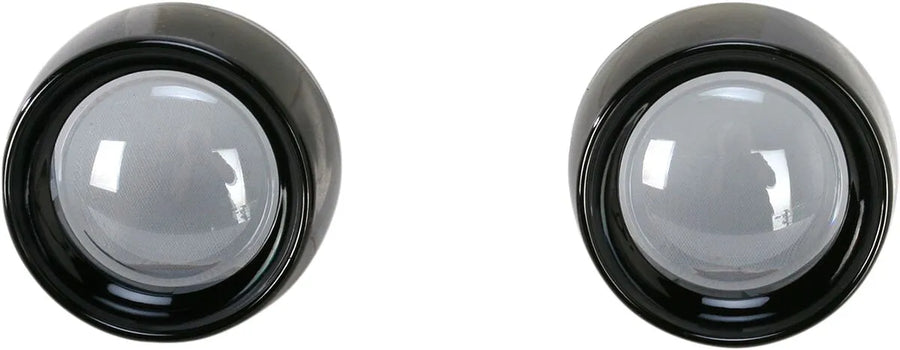 Harley-Davidson Sportster S [Kuryakyn] anillos decorativos drogados con vidrio para indicadores de bala