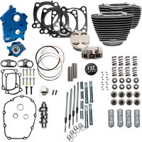 Harley-Davidson FLFBS 1923 Softail Fat Boy 117 [2026] - 132" Power Package Motorleistungs-Kit – Oberfläche: Schwarz, Hervorgehobene Lamellen – Bild 10