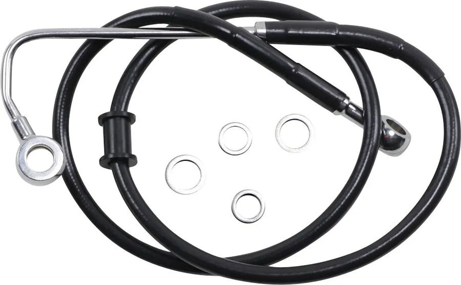 harley davidson flstc [ESPECIALIDADES DE ARRASTRE] - Línea de freno extendida de acero inoxidable