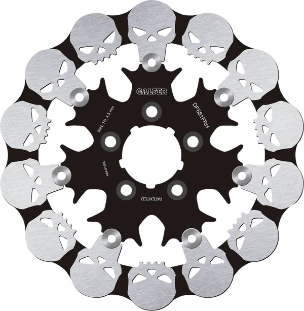 Harley-Davidson Fld 1690 Dyna Switchback [2015-2016] - Disco de freno Skull - imagen 6