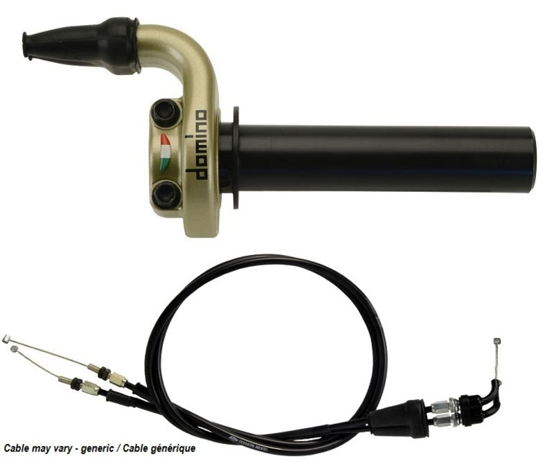 Husaberg Fe 501 [DOMINO] - Puños de manillar KRE con cables dorados