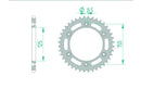 Ktm 890 DUKE [2021-2023] - Kettenkit 520 XSR4 - 16/41-116 - Standard Kettenrad Stahl