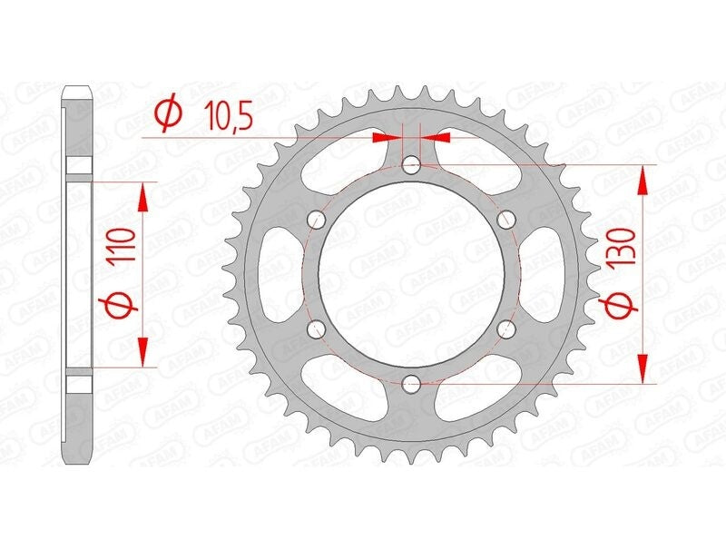 Suzuki GSX-S 950 ABS [2022-2026] - Kettenkit 525 XHR4 - 17/44-116 - Standard Kettenrad Stahl
