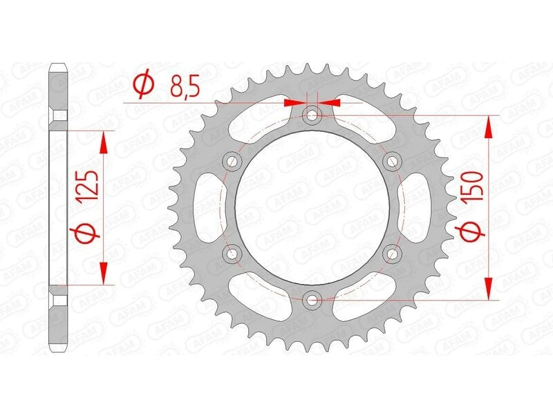 Husqvarna Norden 901 Expedition [2023-2025] - Kettenkit 520 XHR4 - 16/45-118 - Standard Kettenrad Stahl