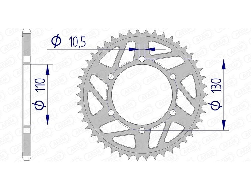 Suzuki GSX-S 1000 GT [2022-2026] - Kettenkit 520 XHR4 - 17/44-116 - Standard Kettenrad Alu