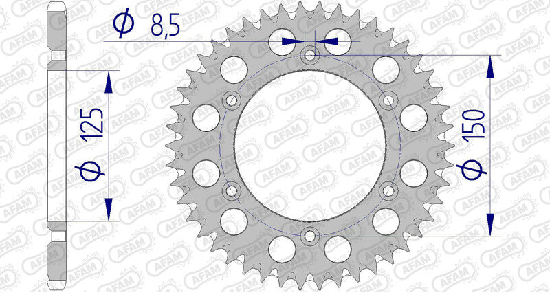 KTM 450 SMR [2023-2026] - Kettenkit 520XRR3 14/46-116 - standard Kettenrad