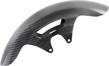 harley davidson touring [ARLEN NESS] – Guardabarros delantero de fibra de carbono Cafe de 19" - 0