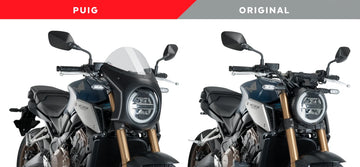HONDA CB 650 R NEO SPORTS CAFE [2023] – Cúpula carenado retro – Transparente - 0