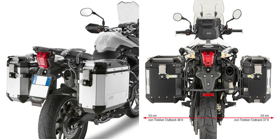 TRIUMPH TIGER 800 [2011-2017] - Portaequipajes para Trekker Outback