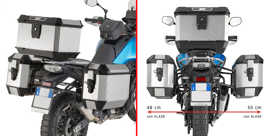 CF MOTO 450 [2024-2025] - Portamaletas específico para maletas laterales MONOKEY