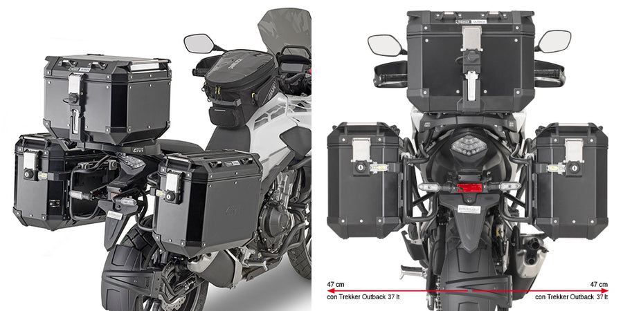 HONDA CB 500 [2019-2023] - Soporte de maleta lateral de liberación rápida