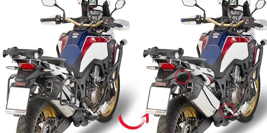 HONDA CRF 1000 L AFRICA TW [2016-2017] - Soporte maleta lateral de liberación rápida