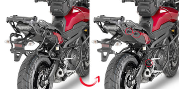 YAMAHA MT 09 TRACER [2015-2017] - Soporte maleta lateral de liberación rápida
