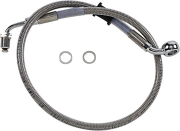 harley davidson flde [ESPECIALIDADES DE ARRASTRE] - Kit de latiguillos de freno de acero inoxidable - 0