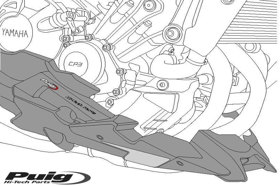 YAMAHA MT 09 MT 09 SP MT 09 TRACER [2017-2022] - Carenado de protección del motor
