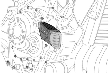 YAMAHA XSR 700 [2015-2022] - Slider de protección de chasis Pro 2.0