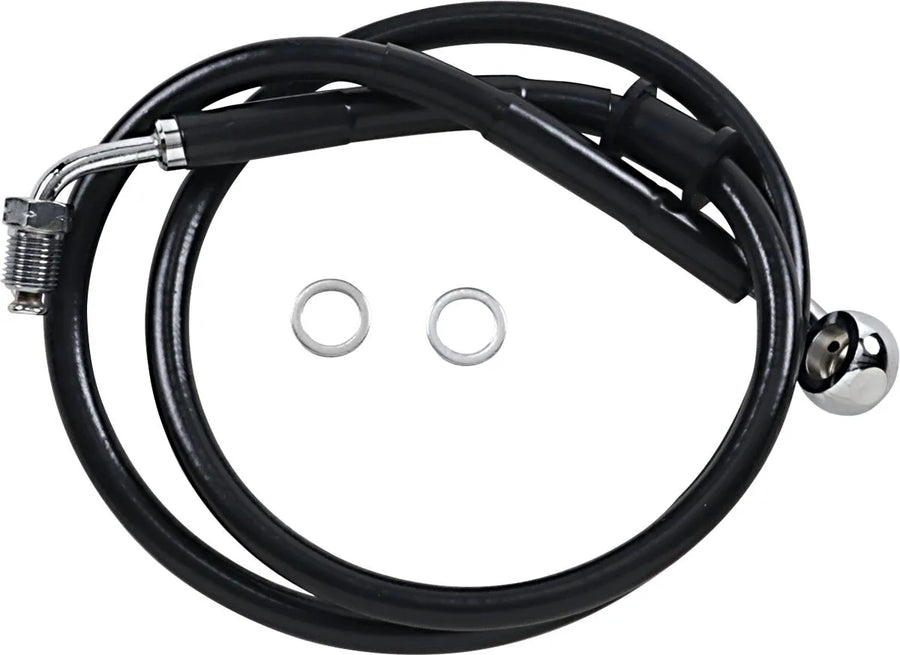harley davidson flde [ESPECIALIDADES DE ARRASTRE] - Línea de freno extendida de acero inoxidable