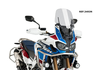 HONDA AFRICA TWIN del 2016 - PUIG M.E.M. Ajuste del parabrisas | Negro | PUIG 3493N