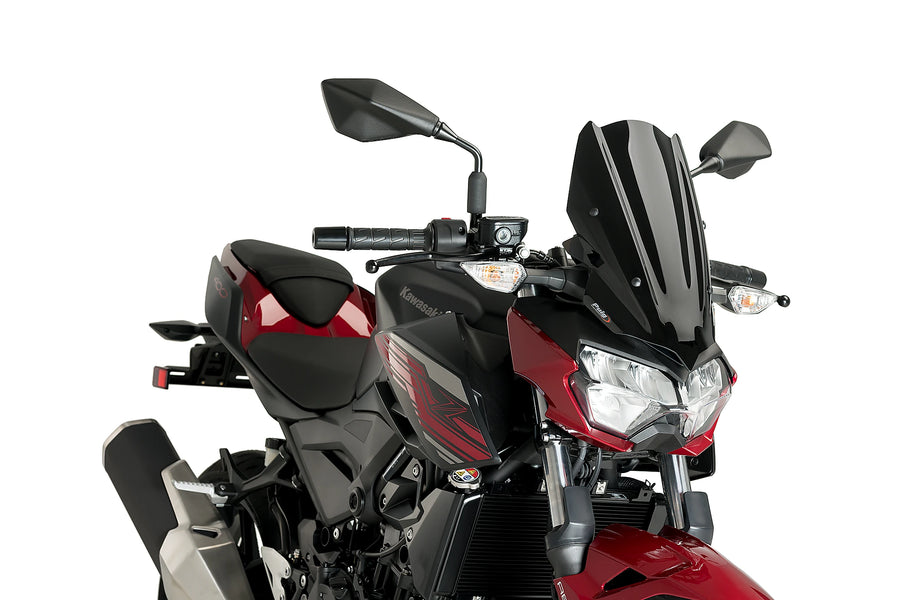 KAWASAKI Z 400 [2024] - Parabrisas deportivo de nueva generación | Negro | PUIG 3548N