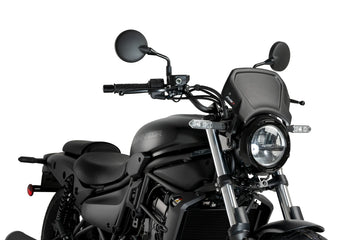 KAWASAKI ELIMINATOR 500 SE [2025] - Placa frontal de ALU - negro - 0