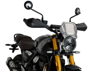 TRIUMPH SCRAMBLER 400X [2025] – Pantalla de carenado retro – Negro