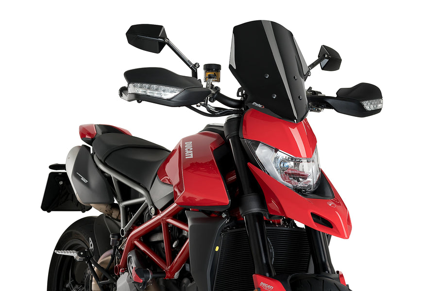 DUCATI HYPERMOTARD 950 RVE [2025] - Parabrisas deportivo de nueva generación | Negro | PUIG 3634N