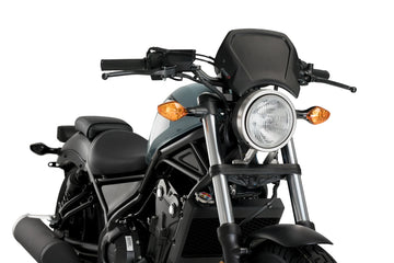 HONDA CMX 500 REBEL SE [2024] – Panel frontal de aluminio – negro - 0