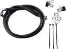 harley davidson fxsts [ESPECIALIDADES DE ARRASTRE] - Kit de línea de freno de vinilo negro extendido-1