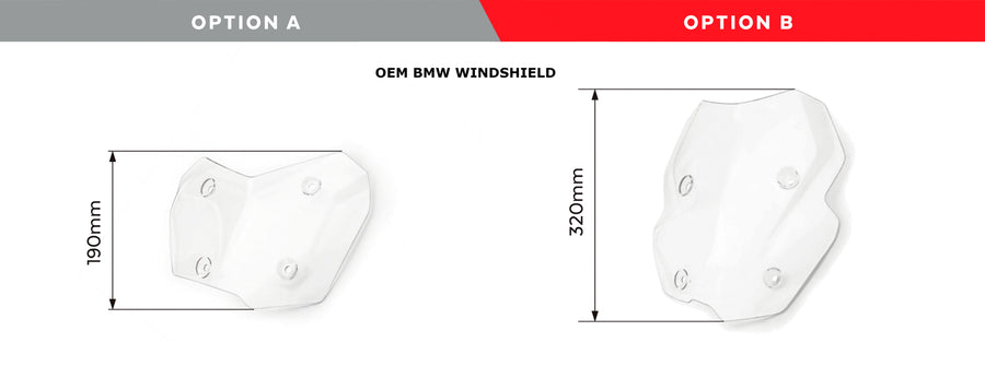 BMW F 750 GS [2024] – pantalla turística – transparente
