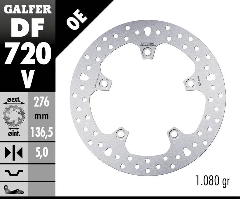 Bmw R 1250 Rt ABS (0 J 61) [2019-2020, 2021-2024] - Disco de freno fijo redondo - foto 2