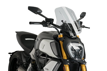 DUCATI DIAVEL 1260 LAMBORGHINI [2023] - Cúpula turística orientable | Teñido | PUIG 3775H
